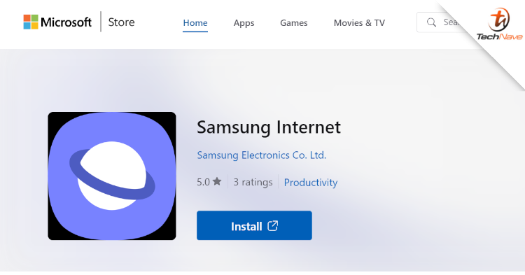 You can surf the internet with the Samsung Internet Browser - Now available on the Microsoft Store for PCs