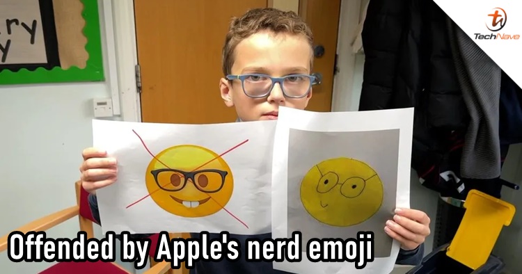 A 10-year--old kid is offended by Apple's nerd emoji & wants it changed
