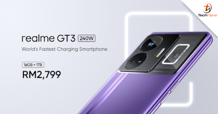 realme GT3 Malaysia release - 240W SUPERVOOC Charge, Snapdragon 8 Plus Gen 1 5G, 16GB RAM, 1TB storage and so forth from RM2799