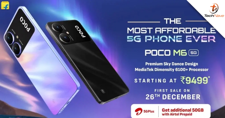 POCO M6 5G release - Dimensity 6100+ SoC  & 50MP main camera from ~RM584