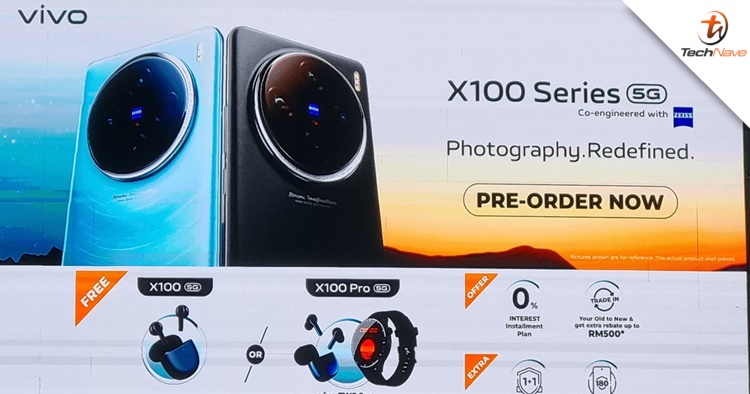 vivo X100 series Malaysia pre-order - Dimensity 9300 chip & 16GB + 512GB, starting price at RM3499