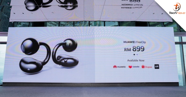 HUAWEI FreeClip Malaysia release - Open-ear earbuds at RM899