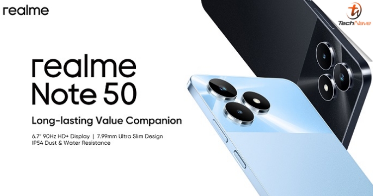 realme Note 50 release - UNISOC T612 SoC and 90Hz LCD at ~RM306