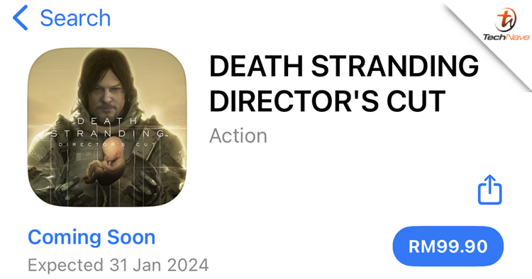 Death Stranding Director's Cut pre-order now on the Apple App Store at RM99.90