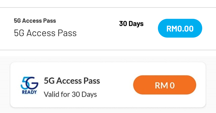 5G Access Pass is now RM0 on Digi & XPax Postpaid 40/60 plans