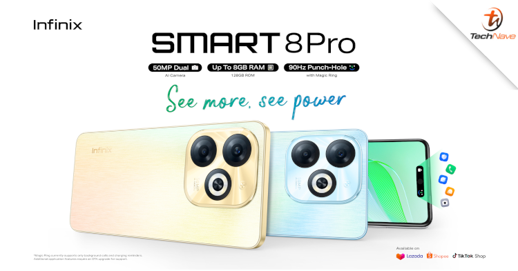 Infinix Smart 8 Pro Malaysia release - Helio G36 SoC, 8GB RAM, 128GB storage, 5000mAh battery life and more from RM399