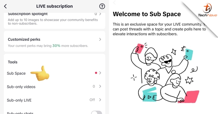 TikTok is testing a new WhatsApp Channel-like feature called Sub Space