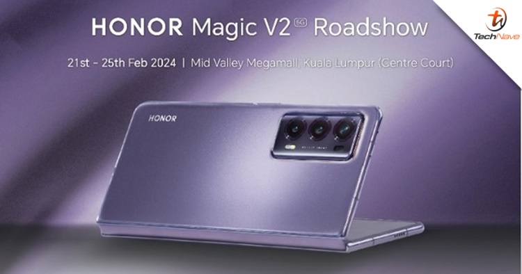 HONOR Magic V2 Roadshow with exclusive gifts worth up to RM778K coming soon to Mid Valley and Queensbay Mall