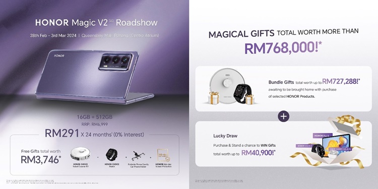 HONOR Magic V2 Roadshow_Queensbay Mall Penang.jpg