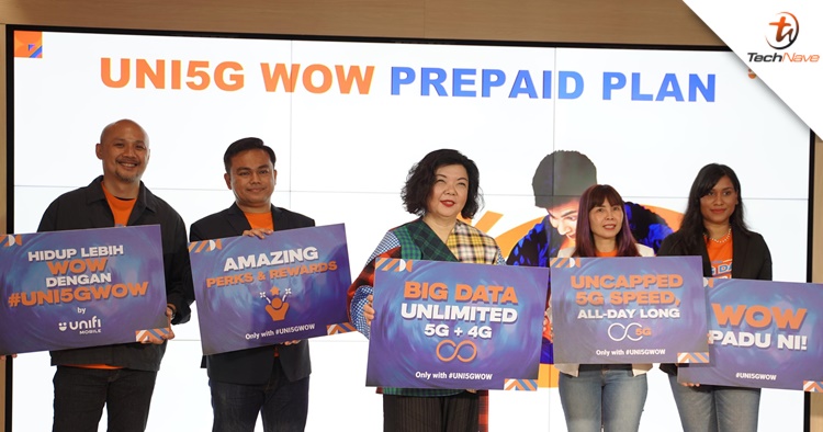 New UNI5G WOW Prepaid announced with unlimited 5G + 4G data & uncapped 5G speed, starting from RM10