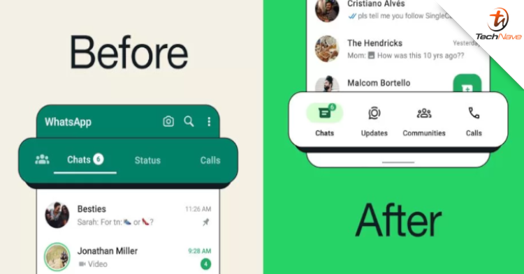 WhatsApp now enables Bottom Navigation Support for all Android users