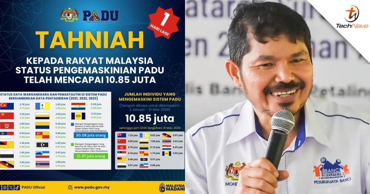 PADU at 10.85 million signups, those who don't register by today will have basic data automatically filled