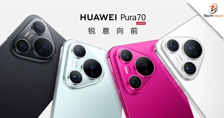 Huawei Pura 70 series release - up to 16GB + 1TB, 5200mAh battery & HarmonyOS 4.2, starting price at ~RM3.6K