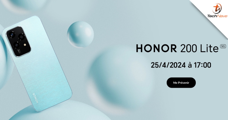 HONOR 200 Lite to launch on 25 April with a 108MP main camera