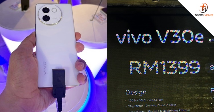vivo V30e Malaysia release - 8GB + 256GB variant, price at RM1399