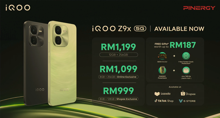iQOO Z9 5G Series Malaysia sales release - bundle promo worth up to ...