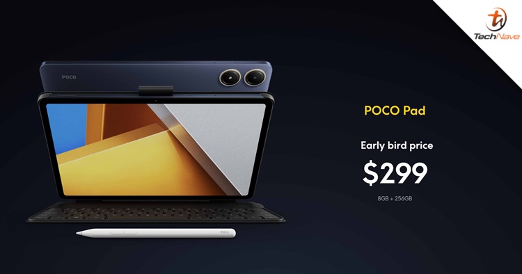 POCO Pad release - SD 7s Gen 2 & 8GB + 256GB, special early bird pricing at ~RM1.4k