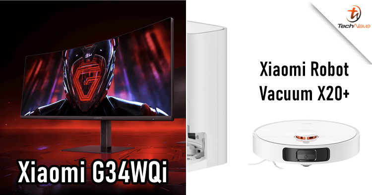Xiaomi adds new G34WQi gaming monitor & robot vacuum X20+ to the upcoming 6.6 sales on Shopee