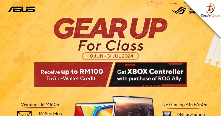 ASUS Malaysia offering up to TnG RM100 credits for select laptop models
