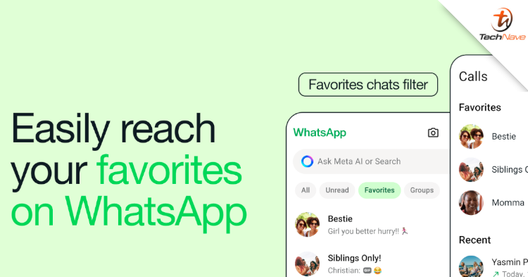 WhatsApp makes it easier for you to connect with friends through the “Favourites” feature