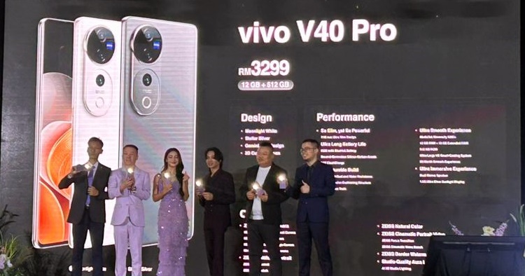 vivo V40 & V40 Pro Malaysia release - up to 12GB + 512GB, starting ...