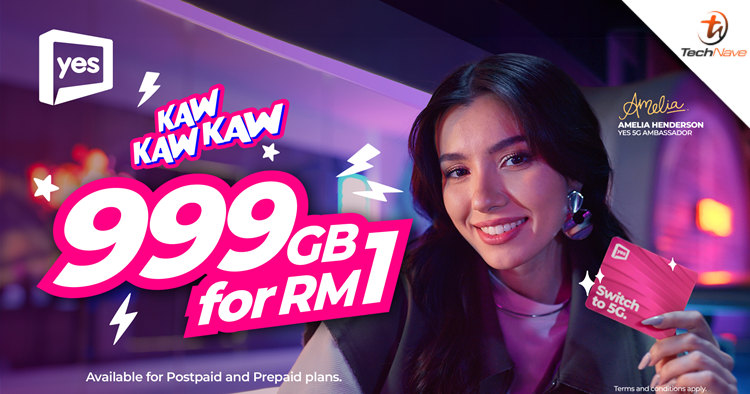 Yes 5G now offering 999GB at only RM1 for a limited time
