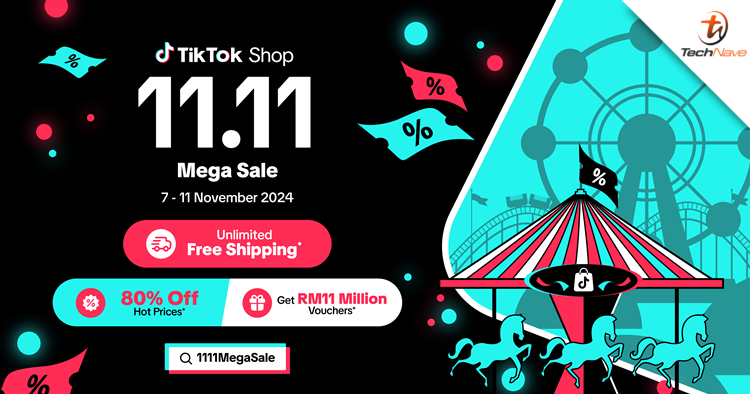 TikTok Shop 11.11 Mega Sales begins today with free shipping vouchers, discounts and giveaway car prizes