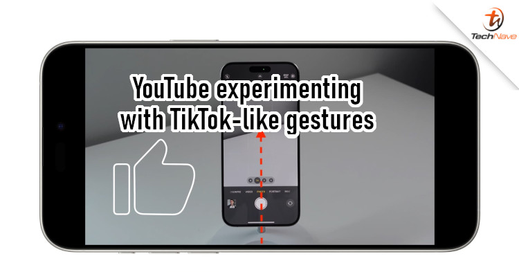 YouTube is testing TikTok gestures on full-length videos
