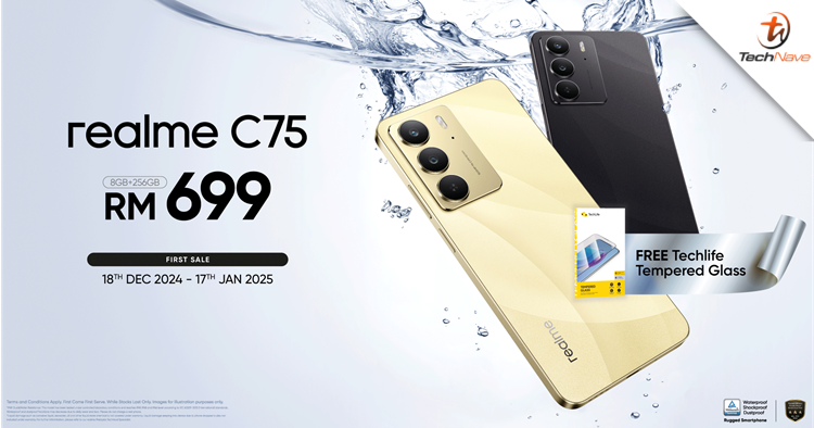 realme C75 Malaysia release - 8GB + 256GB set, priced at RM699