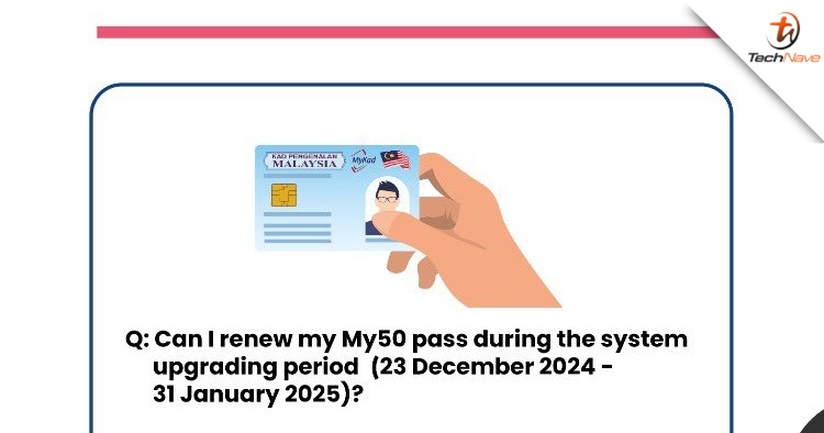 Rapid KL says users can still renew their My50 passes during the system upgrading period