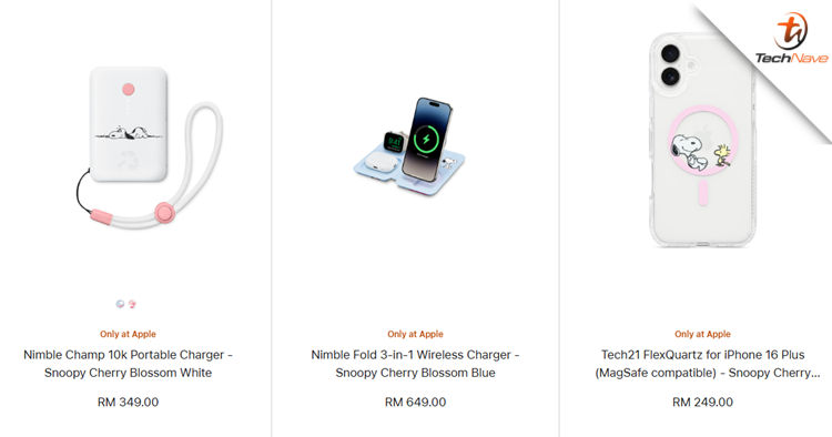 Apple launches exclusive Cherry Blossom X Peanuts accessories, starting from RM159