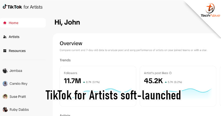 TikTok launches music-focused platform "TikTok for Artists"