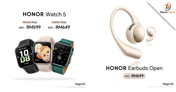 HONOR Watch 5 and Earbuds Open Malaysia released - New Green leather strap option and AI Live Translation, respectively, starting price at RM599