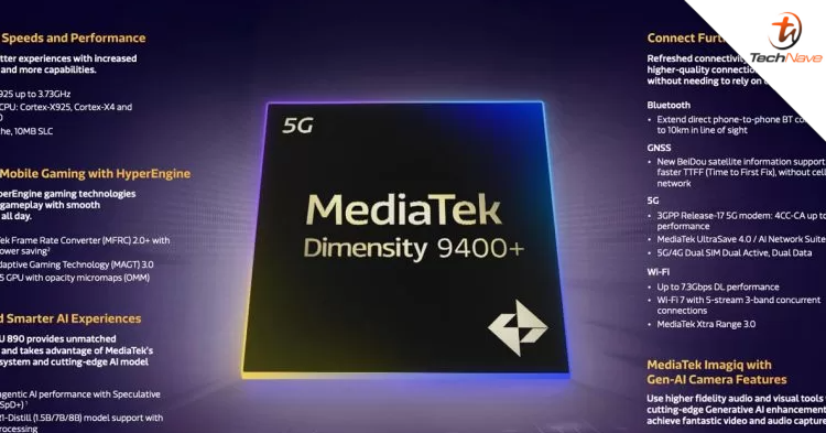 MediaTek Dimensity 9400+ release - Now available with a faster CPU