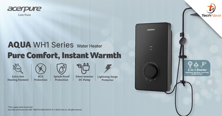 Acerpure AQUA WH1 series Malaysia pre-order - Meet Acer's newest water heater lineup, starting price at RM359