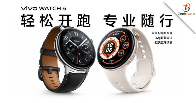 vivo Watch 5 released - up to 22 days of battery life, priced at ~RM480