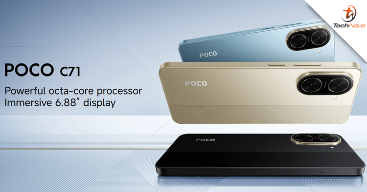 POCO C71 Malaysia release - 6.88-inch 120Hz display and 5,200mAh battery, starting price at RM299