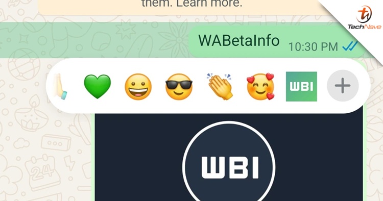 WhatsApp Emoji Reaction Layout