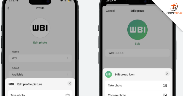 WhatsApp is testing AI-based profile picture and group icon features