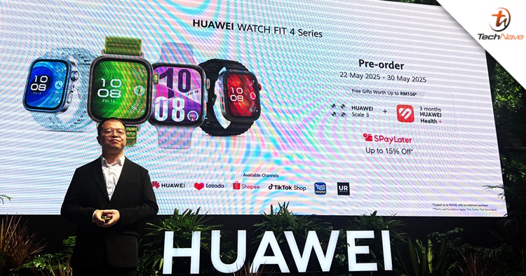 Huawei Watch Fit 4 series Malaysia pre-order - up to 10 days of battery life, starting price at RM599