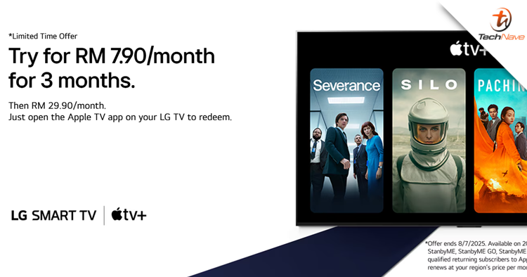 LG Smart TV users can enjoy Apple TV+ for RM7.90/month for a limited time