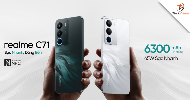 realme C71 release - 6300mAh battery, 45W charging and 120Hz LCD from ~RM650