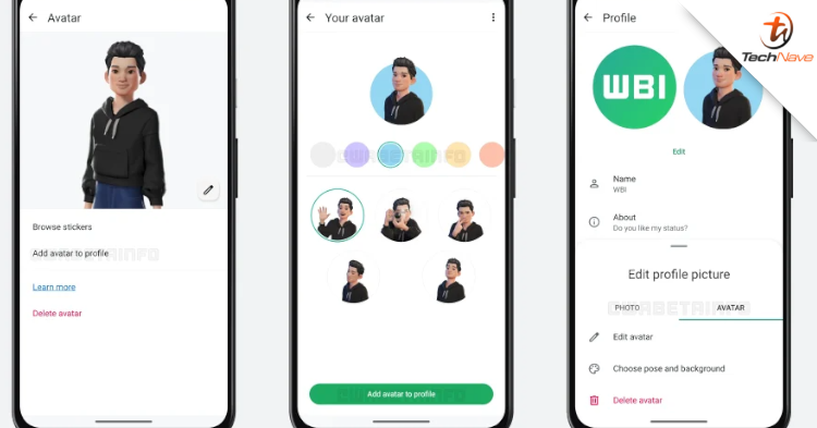 WhatsApp is testing a new Avatar feature as an alternative to the profile picture