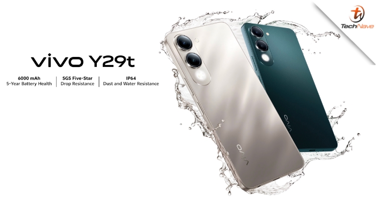 vivo Y29t 5G Malaysia release - 6000mAh battery, Dimensity 6300 SoC and IP64 rating from RM899
