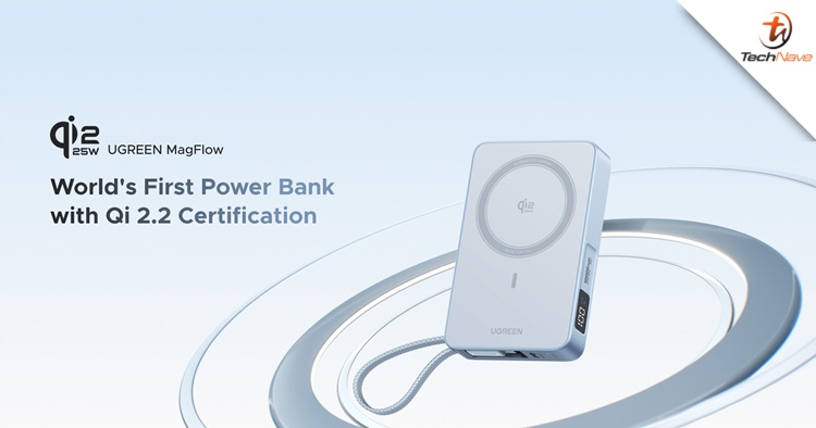 UGREEN unveils world’s first Qi 2.2-certified MagFlow Magnetic Power Bank