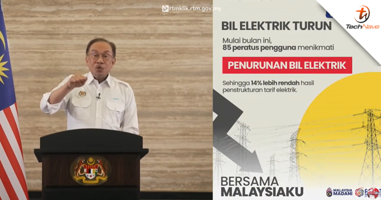 Malaysian Prime Minister said 85% of homes now have lower bills post-tariff update