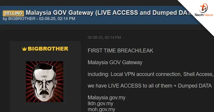 Hacker claims access to Malaysian Government systems (again)