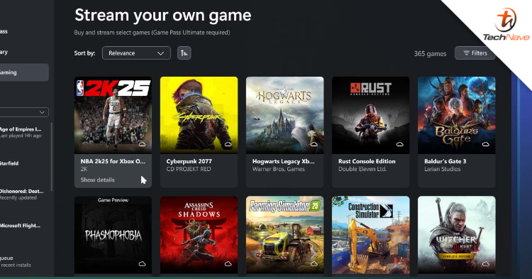 You can now stream over 250 Xbox Games you own on PC
