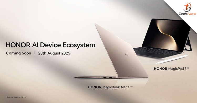 HONOR teases MagicPad 3 and MagicBook Art 14 (2025) ahead of 20 August launch