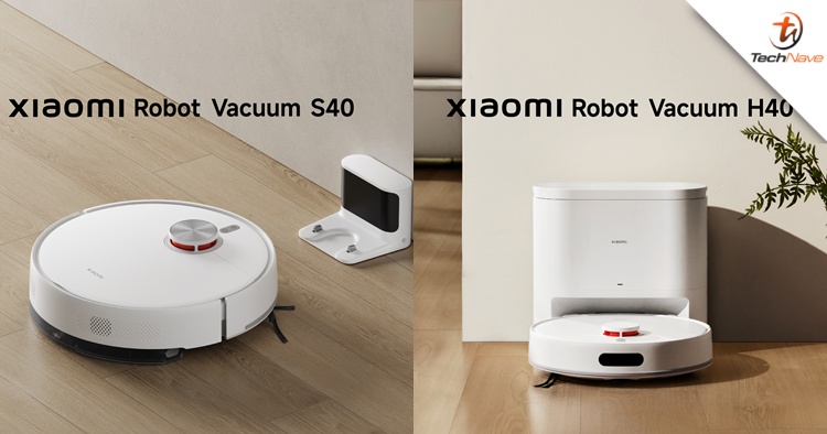 Xiaomi Robot Vacuum S40 and H40 Malaysia release - 10,000Pa Suction and 90-Day Hands-Free Cleaning, starting price at RM1099